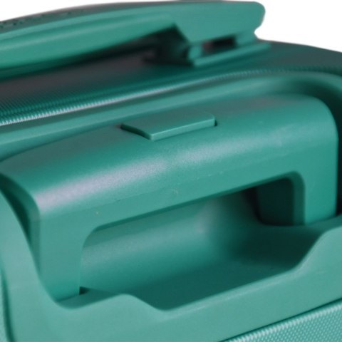 KOMPLET WALIZEK PODRÓŻNYCH 3SZT BARUT ABS NA 4 KÓŁKACH XL+L+M EMERALD