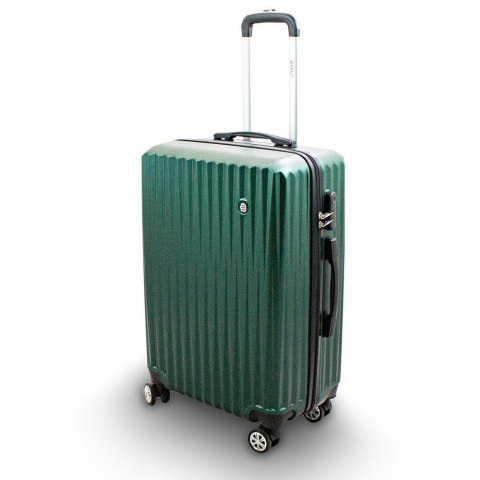 KOMPLET WALIZEK PODRÓŻNYCH ZIELONE 3SZT ABS TWARDE SET
