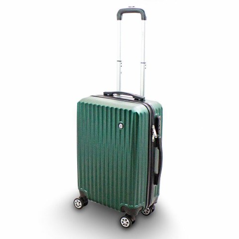 KOMPLET WALIZEK PODRÓŻNYCH ZIELONE 3SZT ABS TWARDE SET