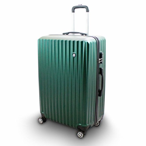 KOMPLET WALIZEK PODRÓŻNYCH ZIELONE 3SZT ABS TWARDE SET