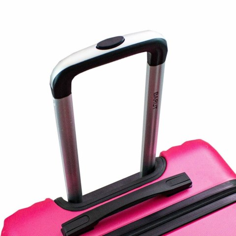 KOMPLET WALIZEK ZESTAW 3SZT RÓŻOWE ABS NA 4 KÓŁKACH ZWROTNE