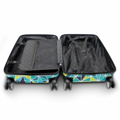 KOMPLET ZESTAW WALIZEK 3 SZT BERWIN COLORFUL DIAMOND WALIZKI XL+L+M