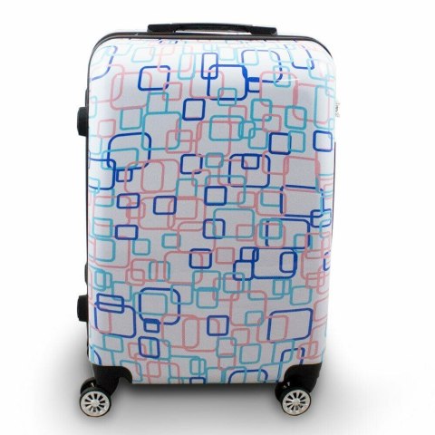 KOMPLET ZESTAW WALIZEK 3 SZT BERWIN COLORFUL SQUARE WALIZKI XL+L+M