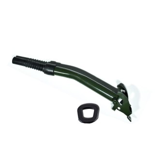 Końcówka wlewu do karnistra na benzynę, sztywna z uszczelką