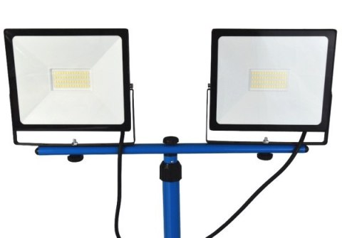 LAMPA LEDOWA NA STATYWIE BITUXX 2X50W BITUXX NIEBIESKA NAŚWIETLACZ
