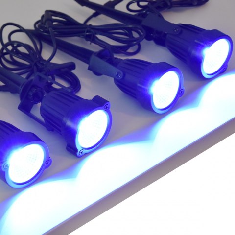 LAMPKI OGRODOWE LED 4 SZTUKI 12W ZESTAW LAMP OGRODOWYCH
