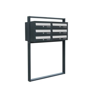 LOKATORSKA SKRZYNKA POCZTOWA 2X3 WRZUTÓW WOLNOSTOJĄCA NOWOCZESNA