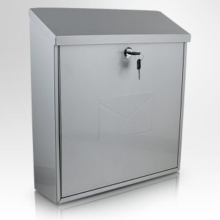 METALICZNA SKRZYNKA NA LISTY POCZTOWA NAŚCIENNA SOLIDNA 2 KLUCZYKI
