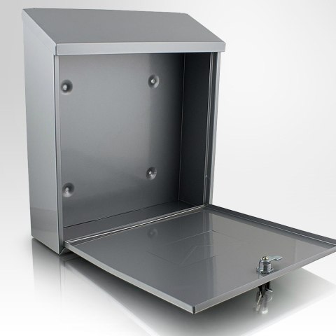 METALICZNA SKRZYNKA NA LISTY POCZTOWA NAŚCIENNA SOLIDNA 2 KLUCZYKI