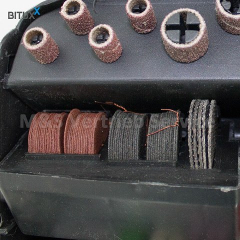 MINI SZLIFIERKA BITUXX MULTISZLIFIERKA FREZARKA 320 ELEMENTÓW