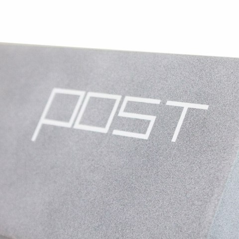 NAŚCIENNA NOWOCZESNA SKRZYNKA POCZTOWA Z GAZETNIKIEM ANTRACYT SZARA