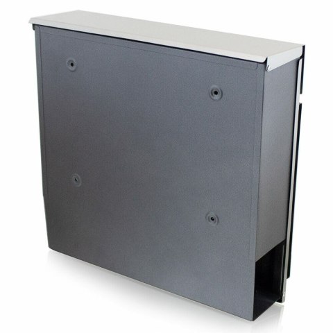 NAŚCIENNA SKRZYNKA POCZTOWA NA LISTY GRAFIT SUPER WYTRZYMAŁA UNIWERSALNA