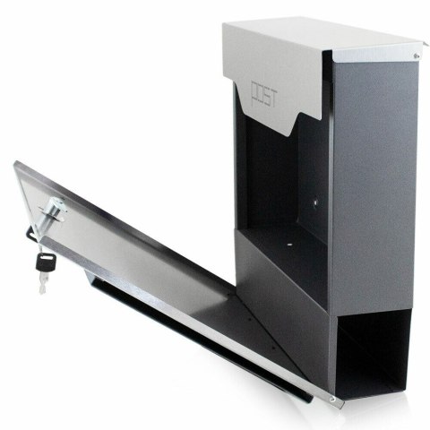 NAŚCIENNA SKRZYNKA POCZTOWA NA LISTY GRAFIT SUPER WYTRZYMAŁA UNIWERSALNA