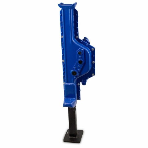 NIEBIESKI PODNOŚNIK KORBOWY UDŹWIG DO 10 TON WARSZTATOWY SOLIDNY