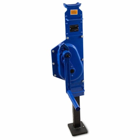 NIEBIESKI PODNOŚNIK KORBOWY UDŹWIG DO 10 TON WARSZTATOWY SOLIDNY