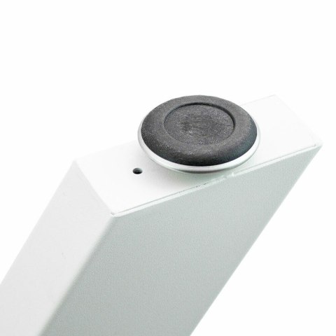 NOGI DO STOŁU BIURKA BLATU STALOWE CZARNE 60CM X 72CM NOWOCZESNE