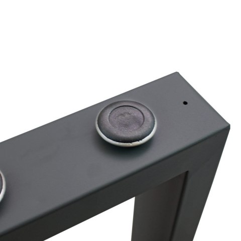 Nogi do stołu Czarne stalowe Bituxx 30x43cm masywne