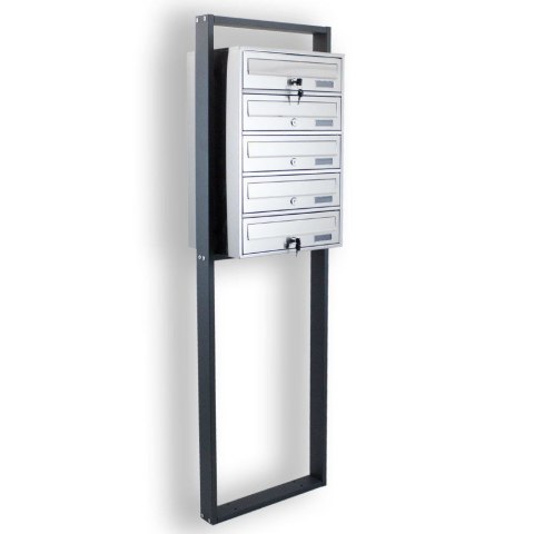 NOWOCZESNA DUŻA SKRZYNKA POCZTOWA LOKATORSKA 5 STAL NIERDZEWNA