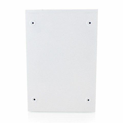 NOWOCZESNA NAŚCIENNA SKRZYNKA NA LISTY Z WRZUTEM BIAŁA SOLIDNA