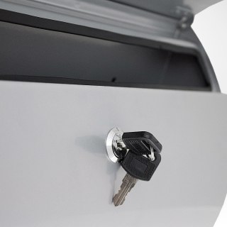 NOWOCZESNA SKRZYNKA POCZTOWA NA LISTY NAŚCIENNA METALICZNA INOX