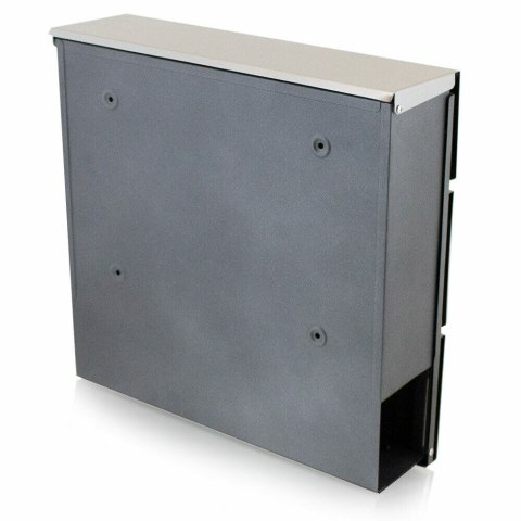 NOWOCZESNA SKRZYNKA POCZTOWA NA LISTY NOWY DESIGN NAŚCIENNA Z GAZETNIKIEM