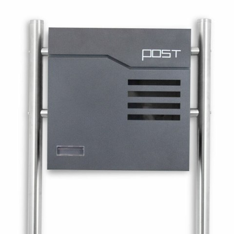 NOWOCZESNA SKRZYNKA POCZTOWA NA LISTY+STOJAKI INOX NOWOŚĆ WOLNOSTOJĄCA