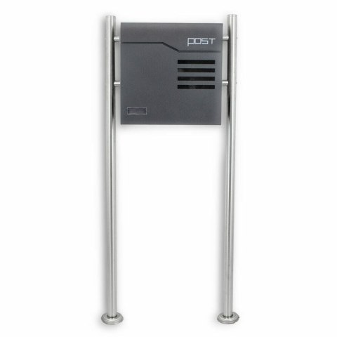 NOWOCZESNA SKRZYNKA POCZTOWA NA LISTY+STOJAKI INOX NOWOŚĆ WOLNOSTOJĄCA