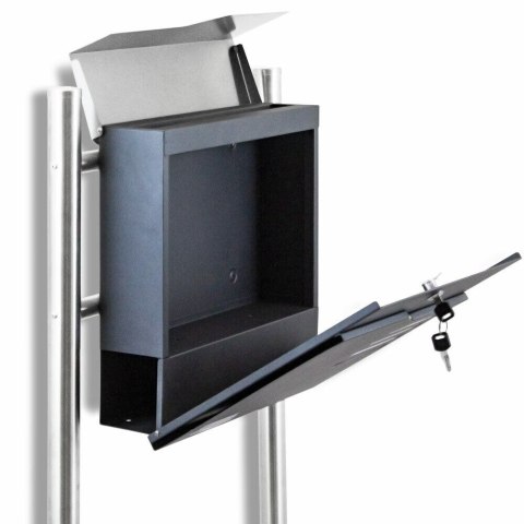 NOWOCZESNA SKRZYNKA POCZTOWA STOJĄCA NA LISTY CIEKAWY DESING 4 OKIENKA