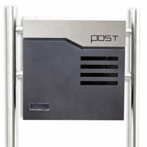 NOWOCZESNA SKRZYNKA POCZTOWA STOJĄCA NA LISTY CIEKAWY DESING 4 OKIENKA