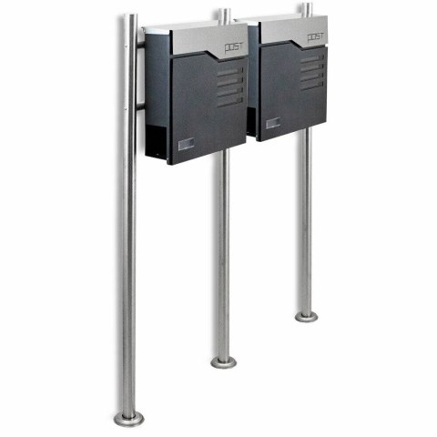 NOWOCZESNASKRZYNKA POCZTOWA NA LISTY WOLNOSTOJĄCA Z GAZETNIKIEM