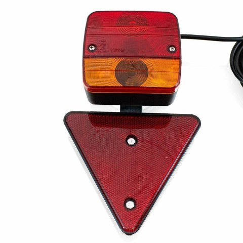 ODBLASKOWY ZESTAW OŚWIETLENIA PRZYCZEPY SAMOCHODOWE 7PINOWE ZŁĄCZE