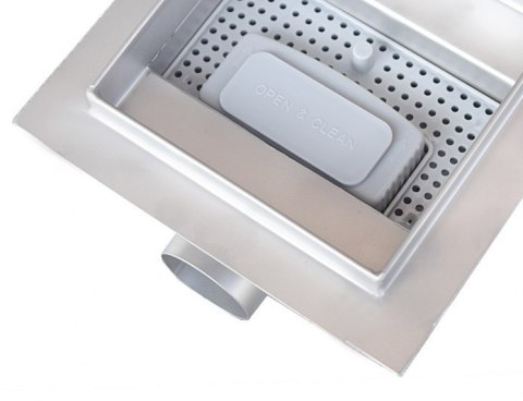 ODPŁYW KRATKA ŚCIEKOWY PRYSZNICOWA 15X15CM ŚCIEK WODNY DO ŁAZIENKI LINE