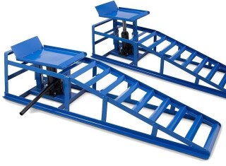 RAMPY Z PODNOŚNIKIEM HYDRAULICZNYM 2 SZT UDŹWIG DO 4 TON BITUXX