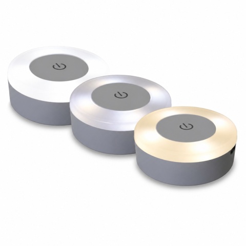Zestaw 5x Lampka Nocna LED Dotykowa USB – 3 Barwy Światła, Samoprzylepna