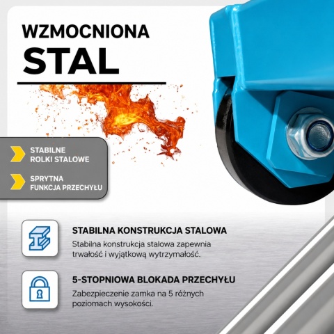 Podnośnik uchylny 3T 3000 kg - profesjonalny podnośnik samochodowy do warsztatu