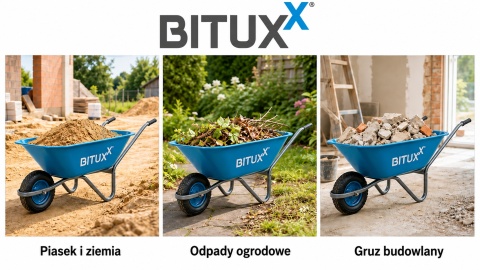 MISA do taczki 100l BITUXX nieska zamienna stal Ocynkowana do 250kg