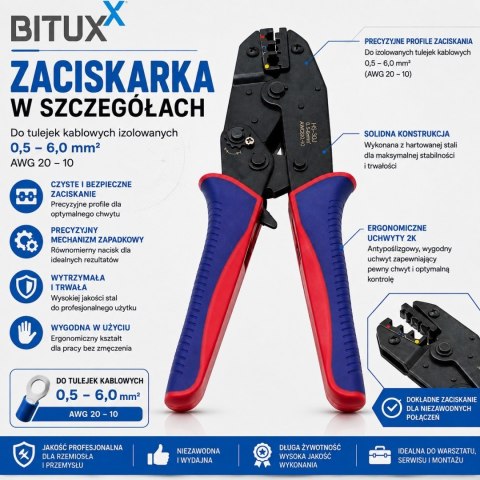 Zestaw Zaciskarek 2200 El. Tulejki Konektory Praska Crimping 2w1